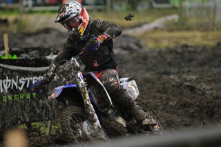 Tyler seems to enjoy the mud?