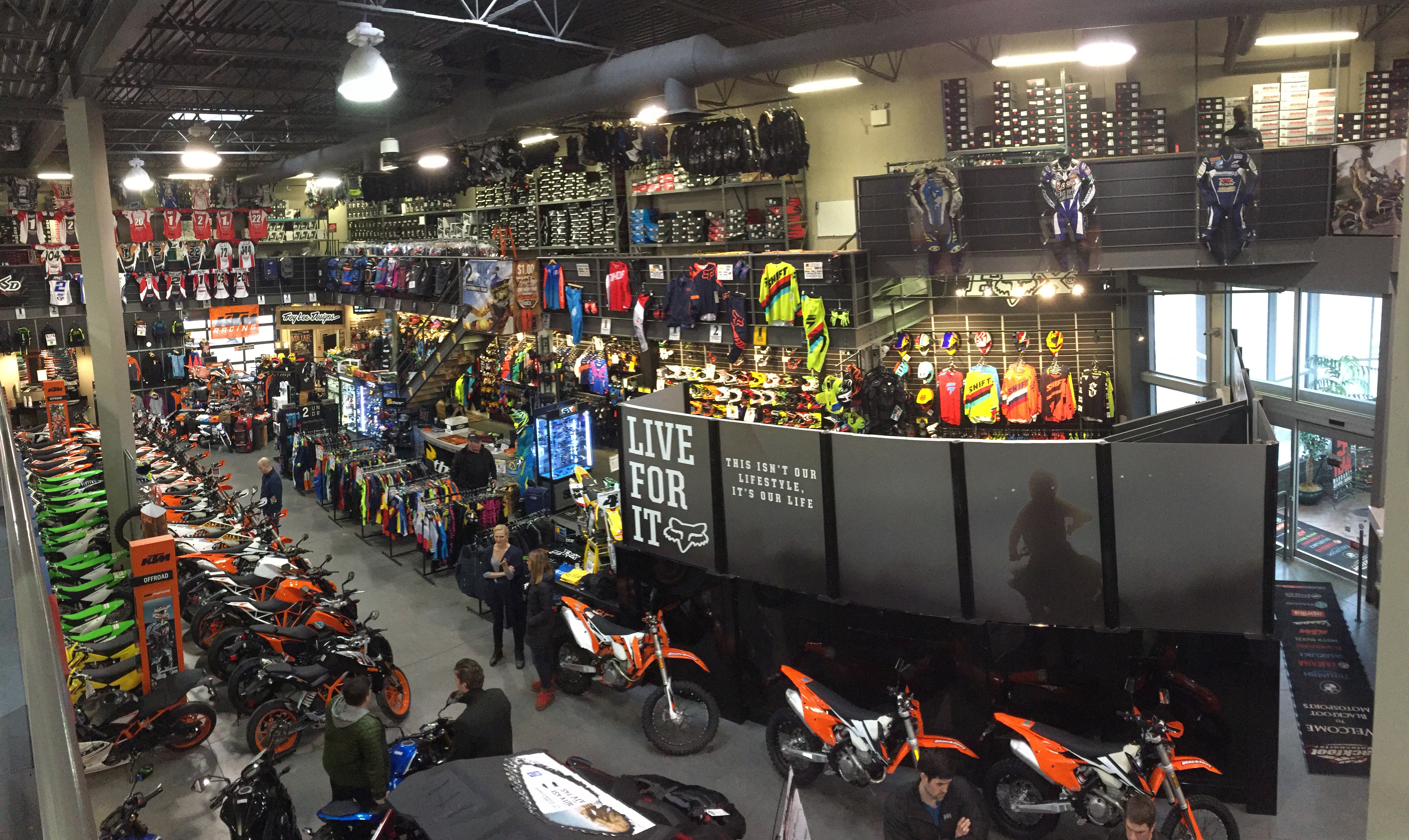 Blackfoot Motosports Showroom